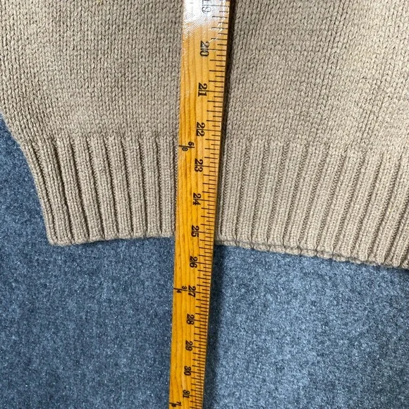 Polo Ralph Lauren Vest Men's Large Brown Red Pony Cotton Sweater - Picture 5 of 6